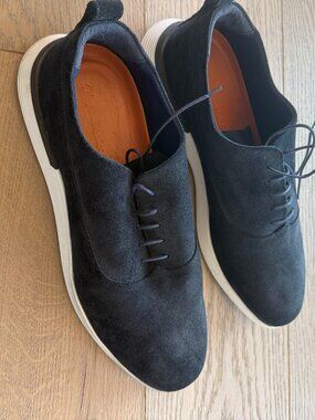 Wolf & Shephard Dark Navy 'Crossover' Shoe, Size 14